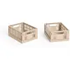 Hay - Cagettes pliables Crate - Set de 2 Poudre XS