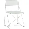Hay - Chaise empilable X-Line - Blanc - Tôle d'acier perforée - Design...