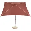 Hay - Parasol TERRAZZA - Rouge - Toile acrylique