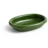 HAY Coupe Barro, verte, 28 x 20 cm, terre cuite