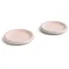 Assiettes HAY Barro, rose, Ø 18 cm, lot de 2, terre cuite