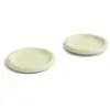 Assiettes HAY Barro, pistache, Ø 18 cm, lot de 2, terre cuite