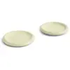 Assiette HAY Barro, pistache, Ø 24 cm, lot de 2, terre cuite