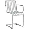 Chaise de jardin avec accoudoirs en acier galvanisé Palissade - HAY
