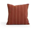 HAY Coussin Terrazza, rubans étroits couleur terre cuite, 60 x 60 cm
