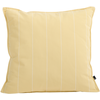 HAY Coussin Terrazza, rubans jaunes fins, 60 x 60 cm