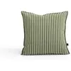 HAY Coussin Terrazza, rubans larges olive, 50 x 50 cm