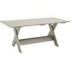 Table d'extérieur en pin laqué à l'eau london fog 180 cm Crate - Hay