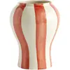 Vase Sombremesa Stripe Hay