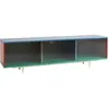 Meuble tv en bois Multi à portes vitrées 180 cm Colour Cabinet - Hay