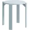 Hay - Tabouret empilable Rey - Bleu - Contreplaqué de hêtre - Designer...