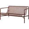 Hay - Canapé de jardin 2 places Palissade - Rouge - Acier - Designer R...