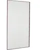 Miroir rectangulaire l bordeaux 72,5 x 133,5 cm Arcs - HAY