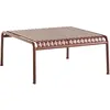 Table basse d'extérieur en rouge Palissade - Hay