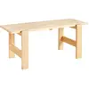 Table en pin laqué 180 x 66 x 74 cm Weekday - Hay
