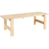 Table en pin laqué 230 x 83 x 74 cm Weekday - Hay