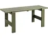 Table en pin laqué olive 180 x 66 x 74 cm Weekday - Hay