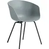 Hay - Fauteuil About a chair - Bleu - Polypropylène recyclé - Designer...