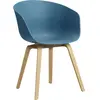 Hay - Fauteuil About a chair - Bleu - Polypropylène recyclé - Designer...