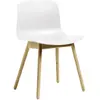 Hay - Chaise About a chair - Blanc - Polypropylène recyclé - Designer ...