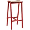 Hay - Tabouret haut Taburete - Rouge - Contreplaqué - Designer Marc Mo...
