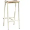 Hay - Tabouret Haut 75 cm Taburete 8 Ivoire taille unique