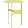 Table d'appoint ronde en acier jaune 45x51cm Shim - Hay