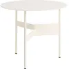 Table basse ronde en acier écru 54x44cm Shim - Hay