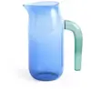 Hay - Carafe Jug - Bleu - Verre borosilicaté - Designer Jochen Holz