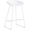 Hay - Tabouret de bar About a stool - Blanc - Polypropylène recyclé - ...