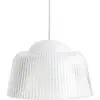 Suspension en verre transparent 24,5x12,3cm Brim - Hay
