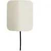 Hay - Applique avec prise Apex - Blanc - Acier peint - Designer John T...