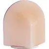 Lampe portative en verre rose poudré 11x16cm Parade - Hay