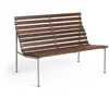 Banc de salon en frêne huilé et aluminium 114x70x80cm Traverse - Hay
