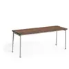 Banc en frêne huilé et aluminium 114x37x46cm Traverse - Hay