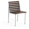 Chaise en frêne huilé et aluminium 80x47x52cm Traverse - Hay