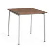Table à manger en frêne huilé et aluminium 83x75x74cm Traverse - Hay