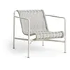 Fauteuil extérieur en cordons et acier gris 73x81x70cm Palissade - Hay