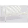 Hay - Canapé de jardin 2 places Palissade - Blanc - Acier - Designer R...