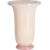 Vase en verre rose poudré 14x21cm Empire - Hay