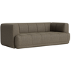 Hay - Canapé 2 places Quilton - Marron - Mousse PU - Designer Nipa Dos...