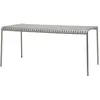 Table à manger d'extérieur en métal gris 170x90cm Palissade - HAY