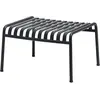 Ottoman de jardin en métal anthracite Palissade - HAY
