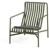 Fauteuil de jardin lounge en métal olive 73x88cm Palissade - HAY
