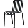 Chaise de jardin en métal anthracite Palissade - HAY
