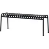 Banc de jardin en métal anthracite Palissade - HAY