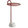Hay - Table d'appoint Bowler - Rouge - Acier laqué époxy - Designer Shane Schneck