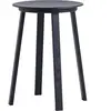 Tabouret en aluminium noir Revolver - HAY