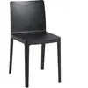 Chaise Élémentaire en plastique noir - HAY