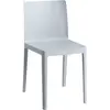 Chaise Élémentaire en plastique bleu gris - HAY